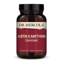 Dr. Mercola Organic Astaxanthine - 12 mg Astaxanthine - Krachtige Antioxidant Support - Organic Microalgen Extract - Non-GMO, Glutenvrije & Sojavrije - 90 Capsules (90 porties)