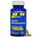 Resveratrol Supplement - 250mg Trans-Resveratrol & 10mg Trans-Pterostilbene - Antioxidanten Supplement met 200mg Red Wine Extract - Extra sterkte Veroudering Ondersteuning - 60 Japanse Knotweed Capsules