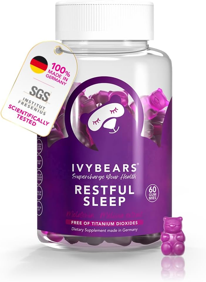 Fast Acting Melatonine Gummies - 5 mg Melatonine - 100% natuurlijke smaak - met Lactium, L-Theanine & Lemon Balm - met AI slaapassistent - natuurlijke slaapondersteuning - Vegan - 60 stuks = 30 dagen aanbod