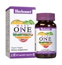 Bluebonnet Nutrition Maxi One (met ijzer), Whole Food Multiple, Enzymes, Energy, Vitality, Glutenvrij, Kosher, Dairy-Free, Vegetarisch Friendly, Soy-Free, Non-GMO, 90 plantaardige capsule, 3 maand levering, Beige