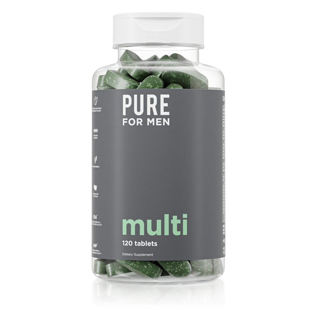 Pure voor mannen Multivitamine Supplement 