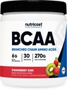 Nutricost BCAA Powder (Strawberry Kiwi, 30 porties) - Optimale 2:1:1 verhouding