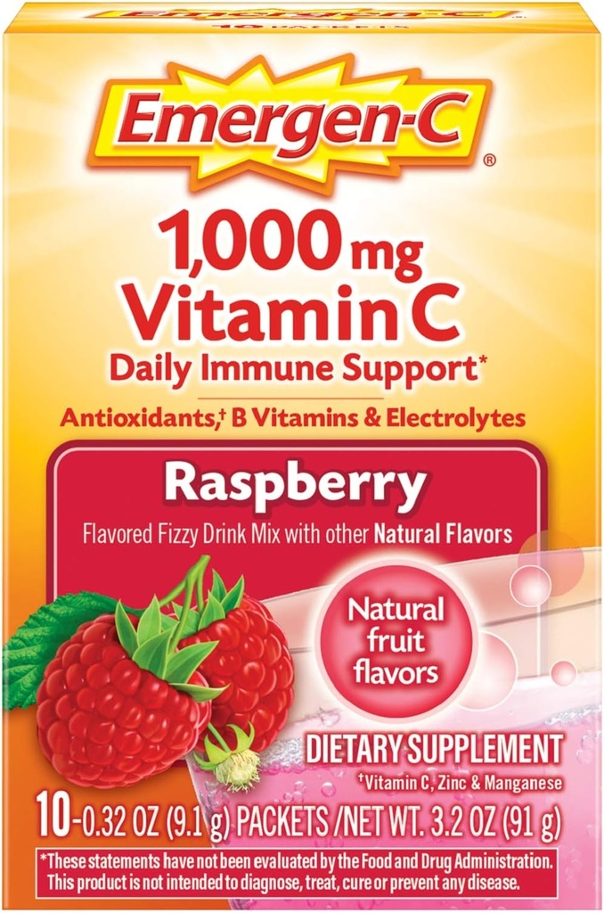 Emergen-C Dieetsupplement met 1000mg vitamine C poeder