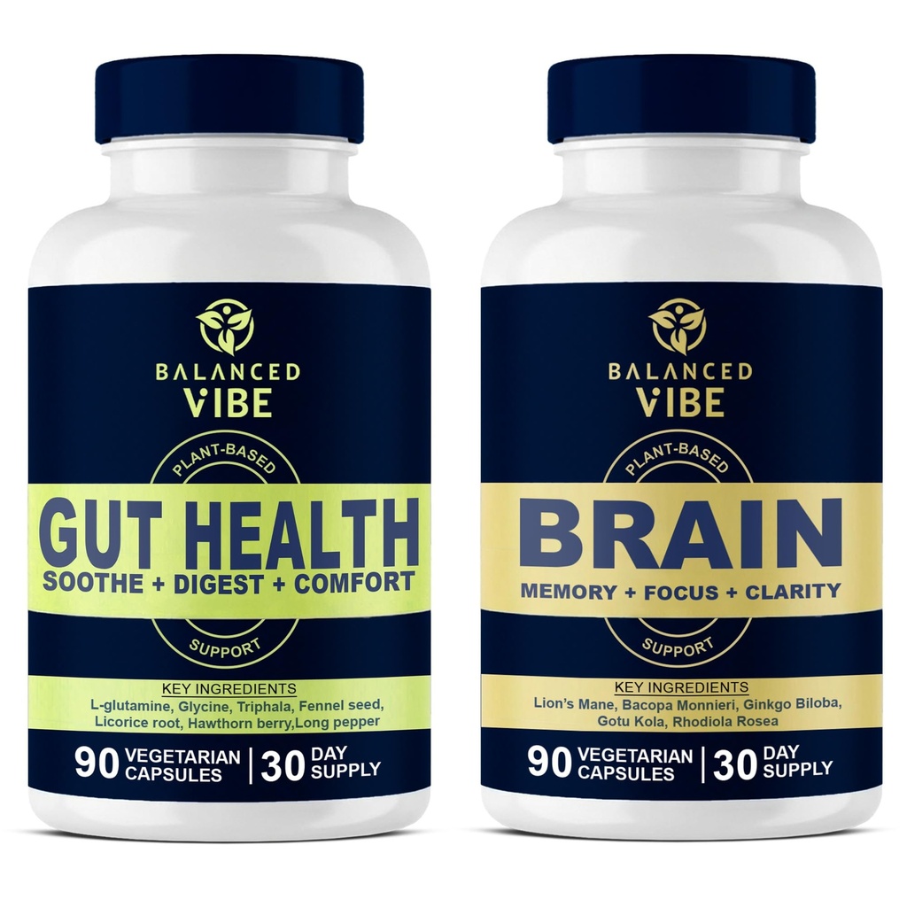 Balanced Vibe Brain+Gut Health As 