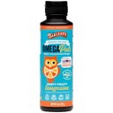 Barlean's Omega Pals Eye Health Liquid, Tangerine Flavored Omega 3 voor kinderen, Fish Oil Supplement met 500 mg EPA & DHA Plus Lutein & Zeaxanthine Vitaminen voor Blue Light Support, 8 oz