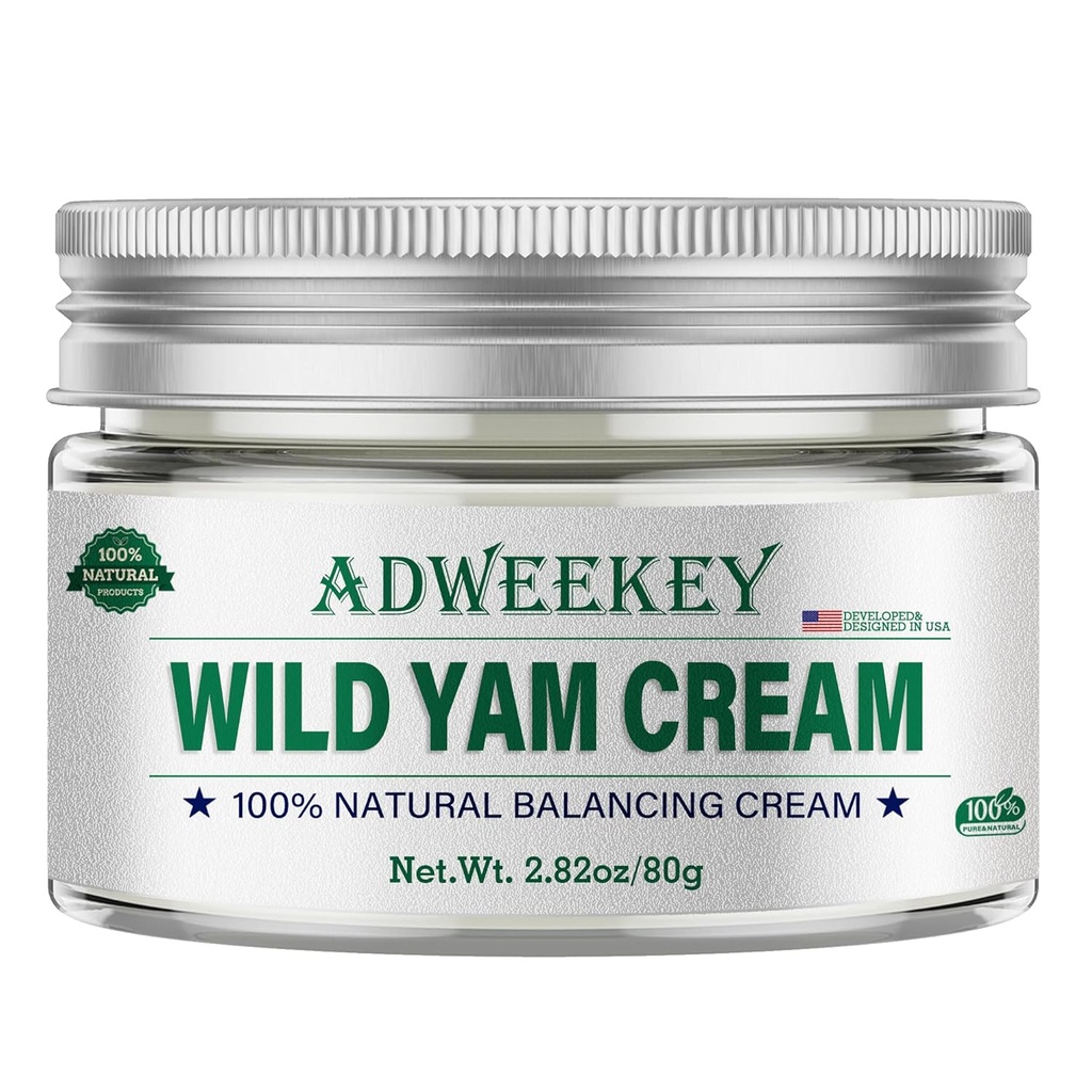 Wild Yam Cream for Hormone Balance, Australia Skincare Expert & Global Health Scholars Aanbevolen Prescription - Menopauze & Menstrual Support Net als Hot Flash, Night Sweats, instabiele Mood