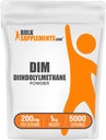 BulkSupplements.com DIM Powder - Diindolylmethaan Powder, DIM Supplement for Men & Women - DIM 200mg, Glutenvrij - 200mg per portie, 5kg (11 lbs) (pakket van 5)