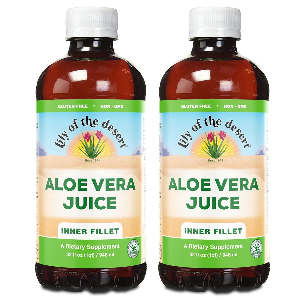 Lily of the Desert Organic Aloë Vera Juice 2-Pack 