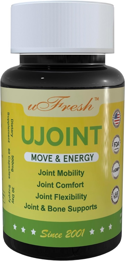 UJoint Move & Energy Joint Flexibiliteit en mobiliteit Dieetsupplementen, 30 dagen Levering, 60 capsules (1)