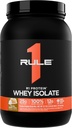 Artikel 1 R1 Proteïne Wei-isolaat - met 25g eiwit & 6g BCAA uitsluitend afkomstig van geïsoleerde en gehydrolyseerde bronnen voor workoutherstel (2 pond*, Vanillebotercake)