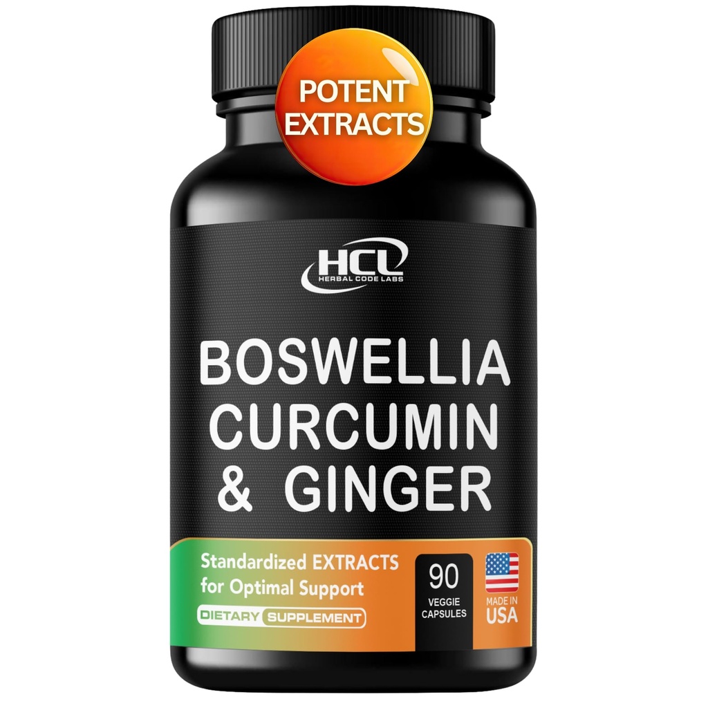 Boswellia Curcumin Ginger Excess Supplement 