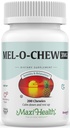 Maxi Health Melatonine 3 mg voor volwassenen en tieners Help Ondersteuning Natuurlijke Slaap met Kauwbare Melatonine 