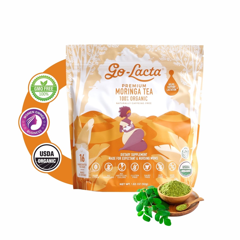 Go-Lacta Biologische Moringa Thee Verhoog de Breast Milk Supply 
