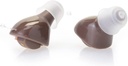 Gehoorhulp met oplaadbare draagtas en extra oortips (Brown)