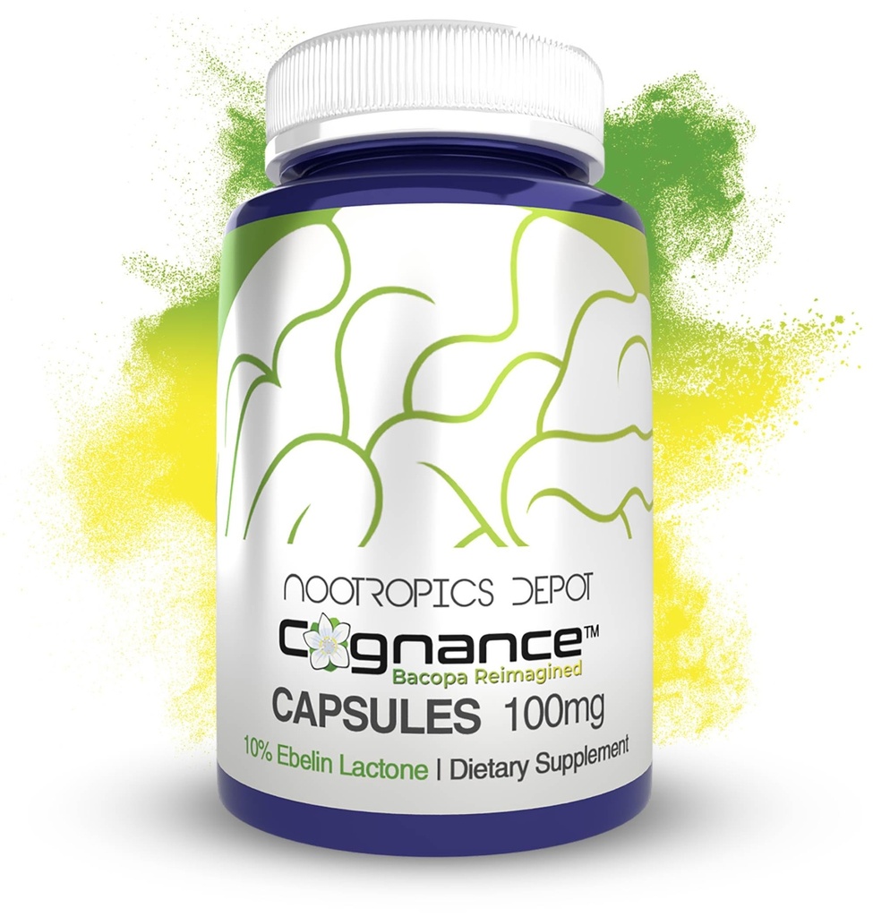 Nootropics Depot Cognance Enhanced Bacopa Capsules 