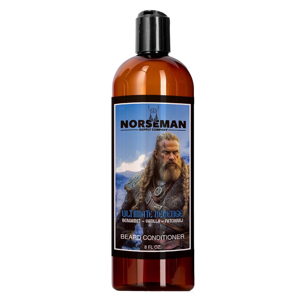 Baard Conditioner voor mannen te verbeteren kracht, zachtheid, en beheersbaarheid voor dikke, volledige en krullende gezichtshaar, Helpt Verlicht droge jeukende huid 8 oz. (Ultimate Revenge)