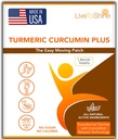 Live To Shine Turmeric Curcumin Topical Patches for Men and Women - 30 Days Supply – USA Made