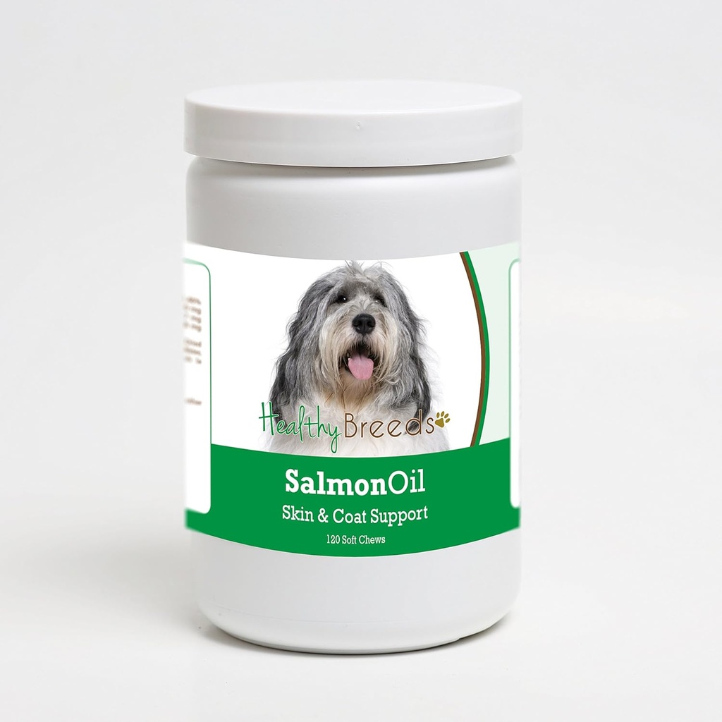 Gezond Ras Poolse Lowland Sheepdog Zalm Olie Zachte Kauwen 120 Tellen