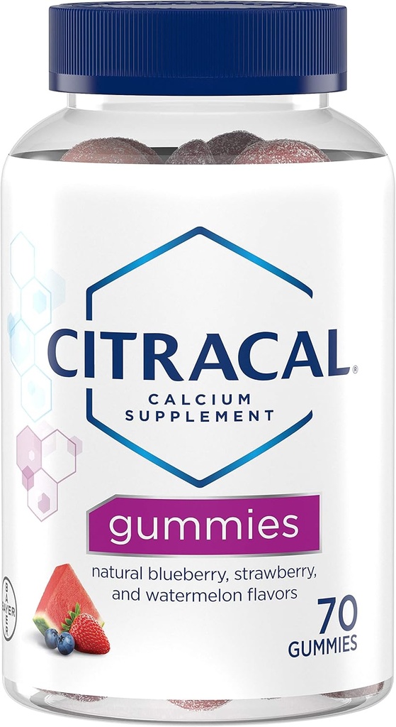 Citracal Calcium Supplement Gummies 70 ea (verpakking van 5)