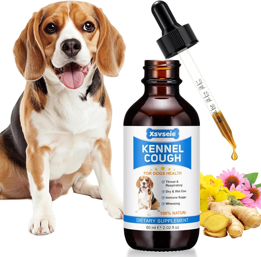 Kennel Hoest behandeling druppels voor honden, natuurlijke hond supplement Herbal Kennel Hoest druppels voor alle rassen en grootte hond