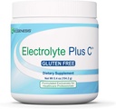 Nutra BioGenesis Electrolyte Plus C - Hydration Powder, Electrolytes Powder Drink Mix with Magnesium, Kalium, Antioxidanten, B Vitaminen & Vitamine C for Natural Energy - 5.4 oz (154 g)