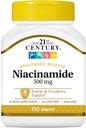 21e Century Niacinamide 500 mg tabletten Langdurige afgifte - 110 st., verpakking van 2