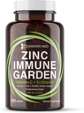 Gecheld Zink 50mg Immune Garden Vitamine C 800mg Zinksupplementen Echinacea 600mg per tablet - Immuniteit + Huid + Reproductieve Gezondheid Mineralen - Zinkchelate Immune Booster voor kinderen en volwassenen