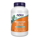 NOW Foods Supplementen, Magnesium Citrate Pure Powder, Enzyme Function*, Zenuwstelselondersteuning*, 8-Ounce