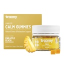 Troomy Reishi Calm Gummies Natuurlijke Ananas Peach Smaak, Gelatine-vrij, Glutenvrij, en Vegetarisch - 30 Tel.