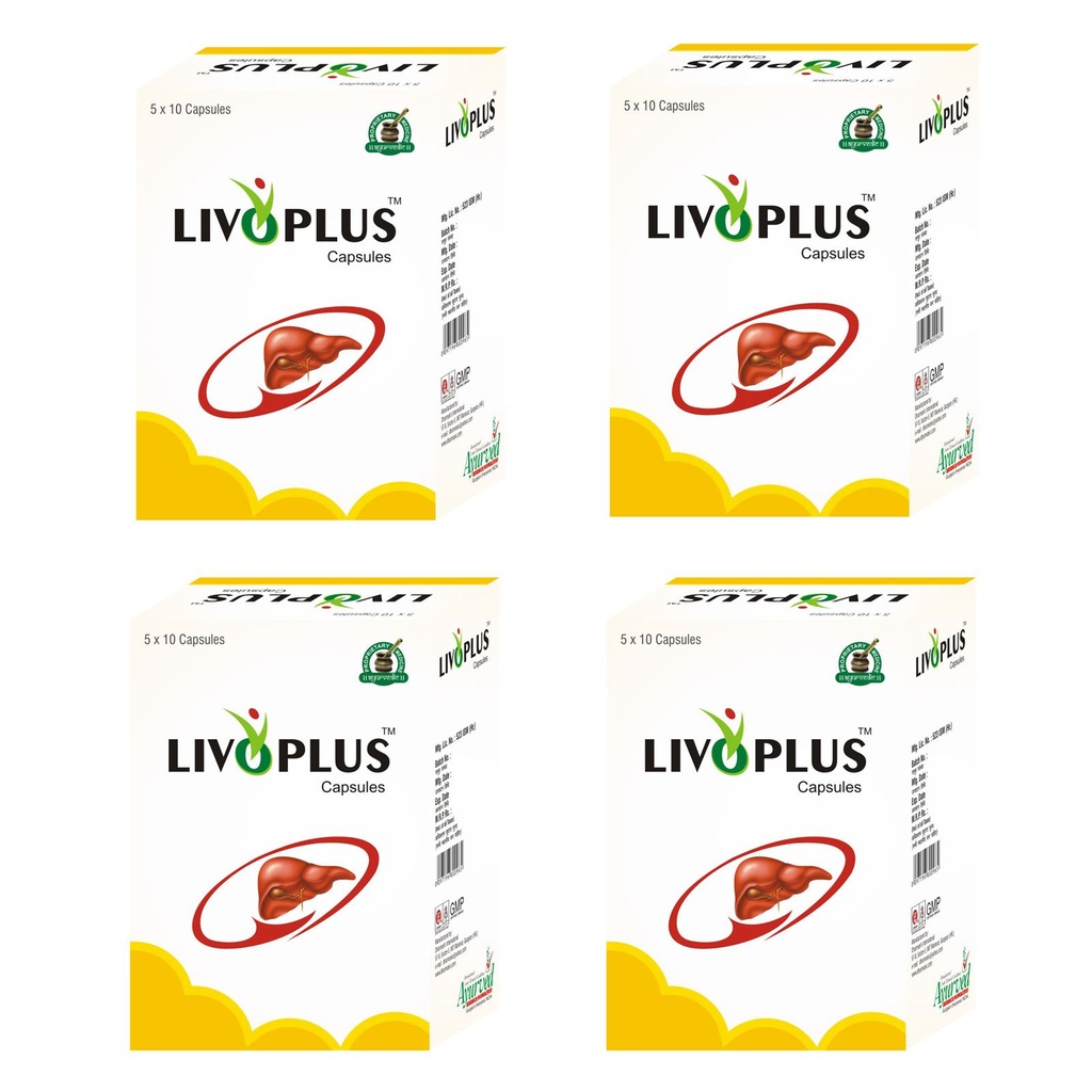 Livoplus Liver Health Supplement, Natural Liver Cleanse, Detox & Repair Pure Herbal Formula for Men and Women - 200 Capsules