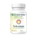 Dr. Clark Selenium Supplement 200 Mcg - Dieetcapsules met essentiële minerale - Verbetert de schildklierfunctie, Immuunondersteuning - 100 capsules