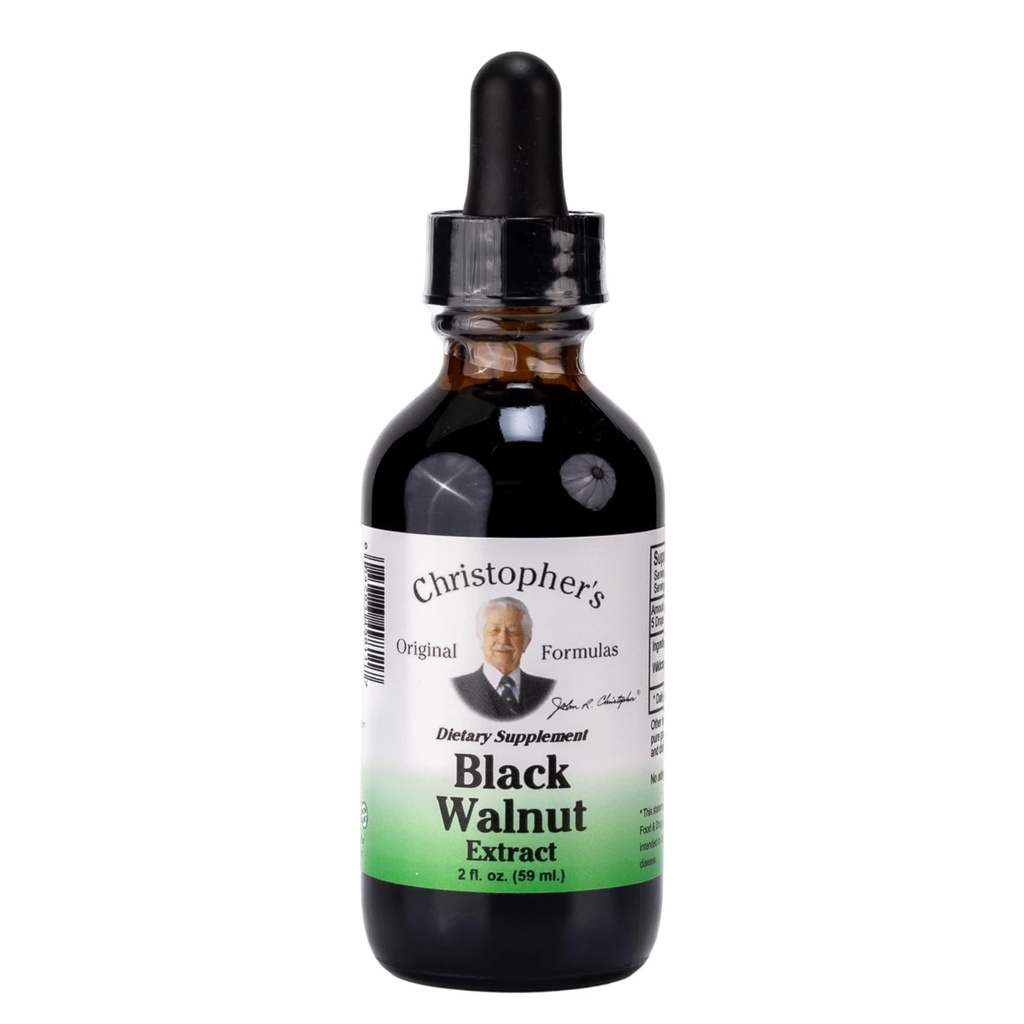 Christopher... Originele Formules Black Walnut Extract, Herbal Liquid Supplement, 2 oz