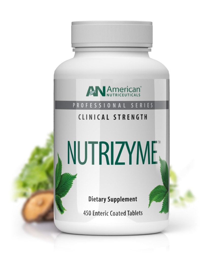 Vitaliteit C Amerikaanse Nutrieutica - Nutrizyme- Proteolytische enzymen voor herstel Ondersteuning - Ondersteunt Healing Processes, Circulatie, Immuniteit - Bolsters Digestie - 450 Capsules / 5 maanden Levering