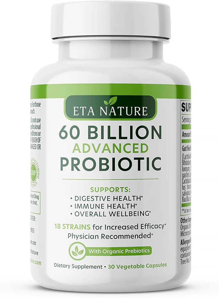 Geavanceerde Probiotica voor mannen - Probiotica voor spijsverteringsgezondheid, Gut Support en Immuniteit