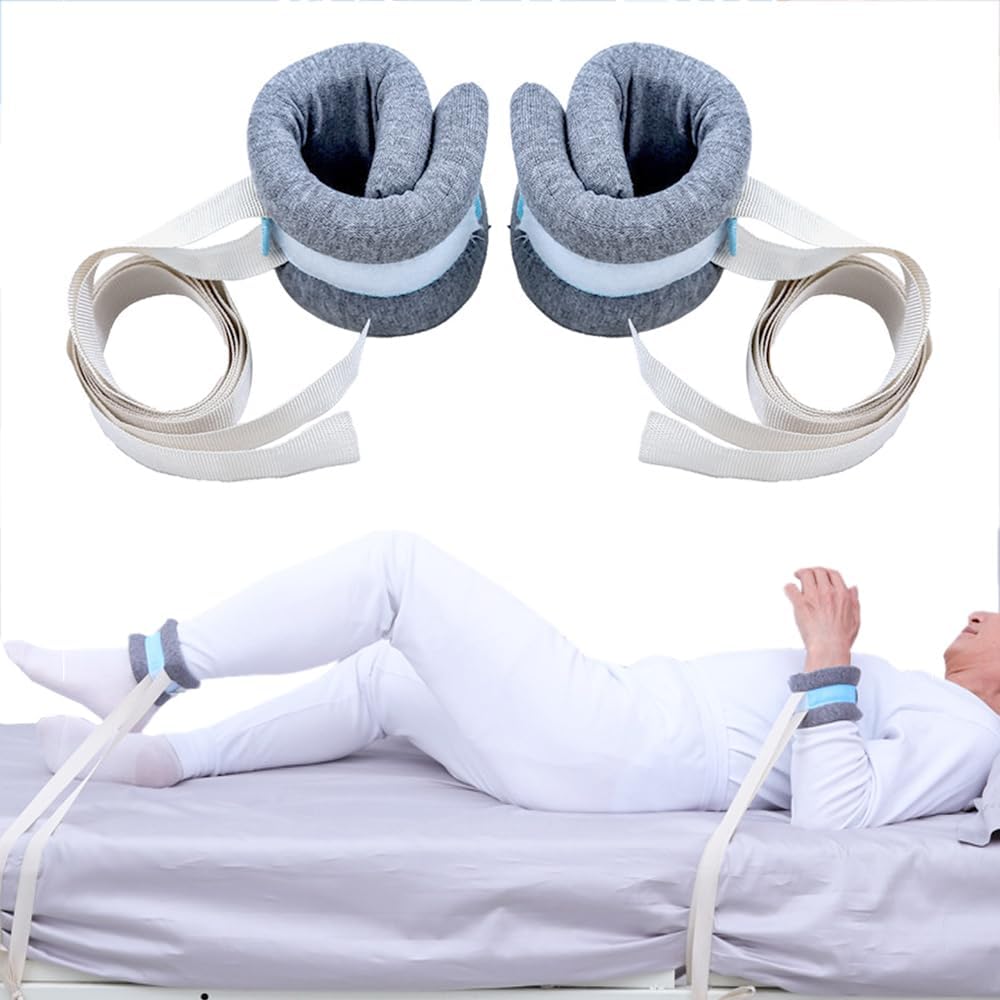 Hospital Bed Riemen,Patiënt medische beperkingen Limb Houders,Hospital Bedden Bed Kledij voor Hand, Voeten, Enkel of Arm Universele beperkingen Controle