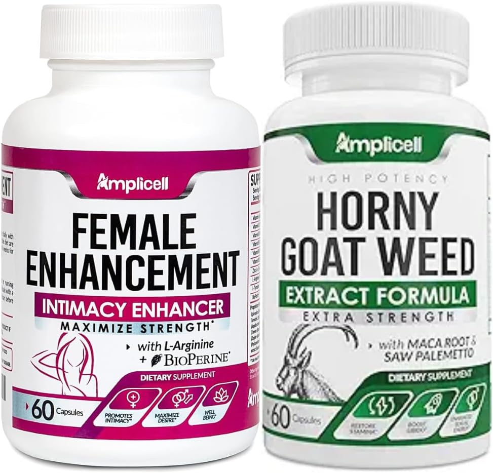 Vrouwelijke verbetering en geile geit onkruid pillen - Libido Booster voor mannen en vrouwen - Hormone evenwicht - Mood & energie pillen - 60Caps