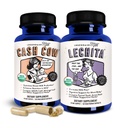 Legendairy Melk Cash Cow + Lechita - Borstvoeding supplement ter ondersteuning van de levering en verbetering van de melkstroom - gemaakt met Moringa, Alfalfa, Venkel, Anijs en Geit's Rue