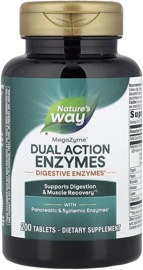 Enzymatische therapie Mega-zyme, 200 tabletten (2 verpakkingen)