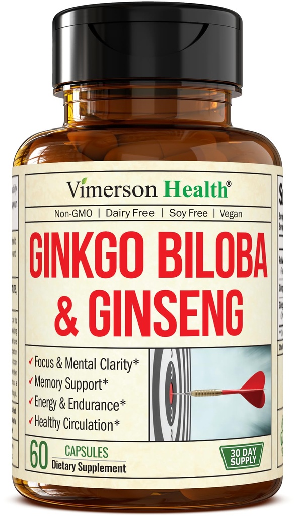 Aziatische Ginseng en Ginkgo Biloba Supplementen 