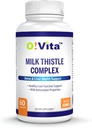 Milk Thistle Complex, Extra Strength 450mg, Ondersteunt gezonde leverfunctie, tot 2-maand levering (60 Non-GMO, Vegan Tablets)