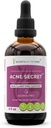 Geheimen van de Stam Acne Geheime Alcoholvrije Extract, Tinctuur, Glycerite Boldo, Corn Silk, Stinging Nettle Leaf, Alfalfa, Senna Leaf. Huidverhelderende ondersteuning (4 Fl Oz)
