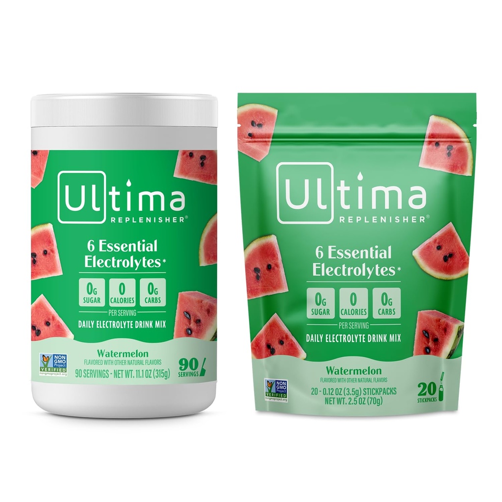 Ultima Replenisher Electrolyte Powder Drink Mix Bundle 