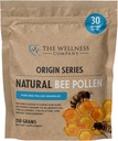 The Wellness Company Natural Bee Pollen – Allergy Support, Natural Energy, Antimicrobial, Immune Health - 2.5 Billion Pure California Pollen Grains, Mother Nature's Superfood