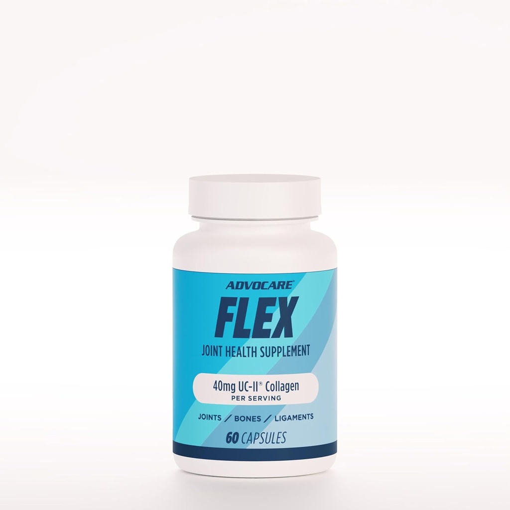 Advocare Flex Aminozuur & Collageen Supplement - Ondersteunt gewrichts-, huid- en botgezondheid* - Bevat L-Glycine, L-Histidine, L-Leucine & More - 60 capsules