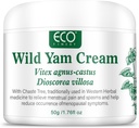 WFDL Wild Yam Cream for Hormone Balance, Organic Yam Cream with Chasteberry, Aloë & Vitamin E for Menopauze Relief, Soothes Night Sweats & Hot Flashes, Eases Mood Swings (1.76 OZ)