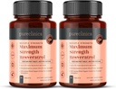pureclinica 1000mg Resveratrol x 180 tabletten (2 flessen van 90 tabletten Elke - 6 maanden supply). 10 x sterkte en met Black Pepper Extract voor snellere absorptie