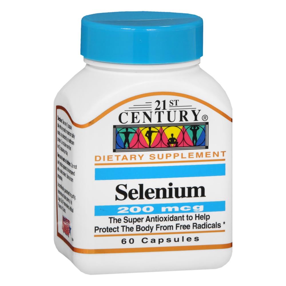21e eeuw Selenium, 200 mcg, 60 capsules