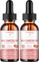 GROENPEOPLE Magnesium Glycinate Liquid Drops - 1000mg 5-in-1 Hoge absorptie Liquid Magnesium Complex met D3/K2/B6 