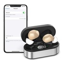 Oplaadbare hoortoestellen voor senioren - 16 kanalen Bluetooth-hoortoestellen - Onzichtbare digitale gehoorversterkers voor oor met lawaaireductie, Ingeschakelde oproepen op iOS Android-muziek