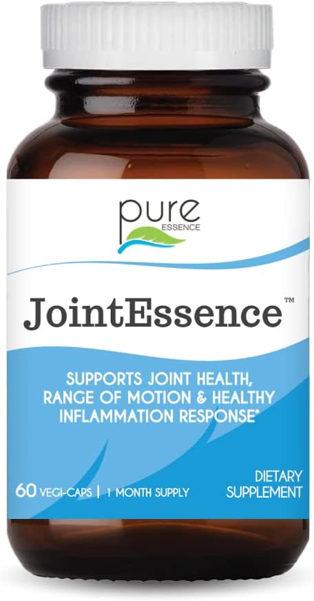 Pure Essence Labs JointEssence Supplement - Natuurlijke gezamenlijke ondersteuning voor mannen en vrouwen - Niet GGO - 60 Vegetarische Capsules